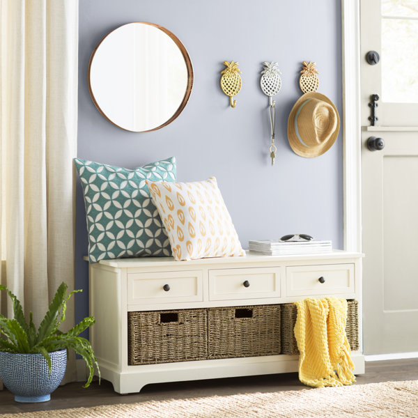 Andover Mills™ Kaler Drawers Storage Bench & Reviews Wayfair